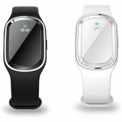 BEARSU Lot De 2 Bracelets Anti-moustiques électroniques à Ultrasons Avec Câble USB - Étanches - Pour Enfants Et Adultes