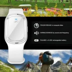 BEARSU Lot De 2 Bracelets Anti-moustiques électroniques à Ultrasons Avec Câble USB - Étanches - Pour Enfants Et Adultes 9 BEARSU Lot De 2 Bracelets Anti-moustiques électroniques à Ultrasons Avec Câble USB - Étanches - Pour Enfants Et Adultes -Outil d'entretien du jardin Soldes 31607662 3