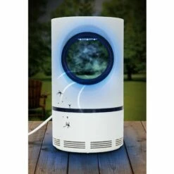 JE CHERCHE UNE IDEE Anti-moustique Technologie Lumière Bleue Blanc - Blanc -Outil d'entretien du jardin Soldes 32734957 2
