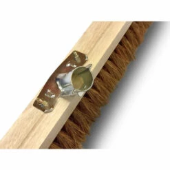 KIBROS Balai D'atelier Type Cantonnier - Piste Extérieur - Fibres De Coco Naturel - Semelle Bois - Douille Métal Boulonnée Ø 28 Mm - A L'unité - 60 Cm - Sans Manche -Outil d'entretien du jardin Soldes 34300382 4