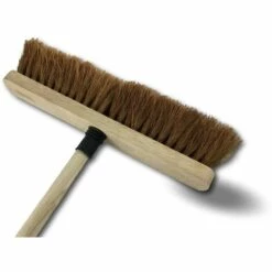 KIBROS Balai De Ménage En Fibres De Coco Naturel Long 37,5 Cm - A L'unité - Balai Coco 37,5 Cm -Outil d'entretien du jardin Soldes 34301455 3