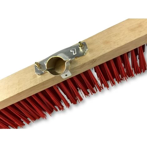 KIBROS Balai De Piste Ou Atelier Type Cantonnier | Garnissage Brosse PVC Rouge - A L'unité - 80 Cm - Sans Manche 6 KIBROS Balai De Piste Ou Atelier Type Cantonnier | Garnissage Brosse PVC Rouge - A L'unité - 80 Cm - Sans Manche – Image 4