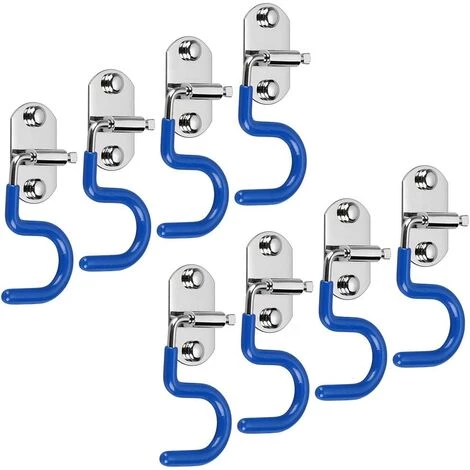 ABCRITAL Organisateur De Support De Balai De Vadrouille, 8 Pcs Organisateur D'Outils De Nettoyage Mural De Type S, Support De Râteaux De Vadrouille Pour Balais Économiseur D'Espace, Support De Poignée De Vadrouille À Balai Robuste En Acier Inoxydable Pour Garage D 3 ABCRITAL Organisateur De Support De Balai De Vadrouille, 8 Pcs Organisateur D'Outils De Nettoyage Mural De Type S, Support De Râteaux De Vadrouille Pour Balais Économiseur D'Espace, Support De Poignée De Vadrouille À Balai Robuste En Acier Inoxydable Pour Garage D