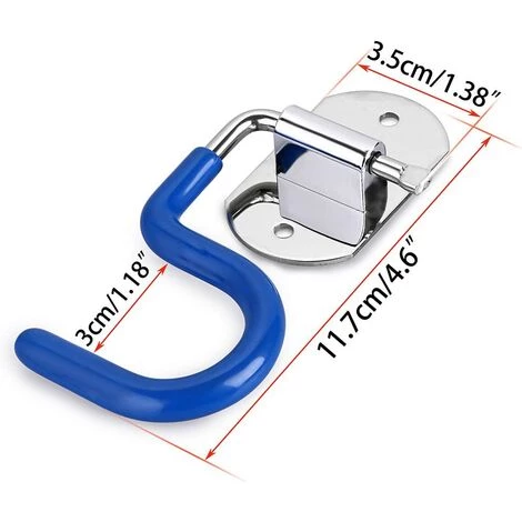 ABCRITAL Organisateur De Support De Balai De Vadrouille, 8 Pcs Organisateur D'Outils De Nettoyage Mural De Type S, Support De Râteaux De Vadrouille Pour Balais Économiseur D'Espace, Support De Poignée De Vadrouille À Balai Robuste En Acier Inoxydable Pour Garage D 4 ABCRITAL Organisateur De Support De Balai De Vadrouille, 8 Pcs Organisateur D'Outils De Nettoyage Mural De Type S, Support De Râteaux De Vadrouille Pour Balais Économiseur D'Espace, Support De Poignée De Vadrouille À Balai Robuste En Acier Inoxydable Pour Garage D – Image 2