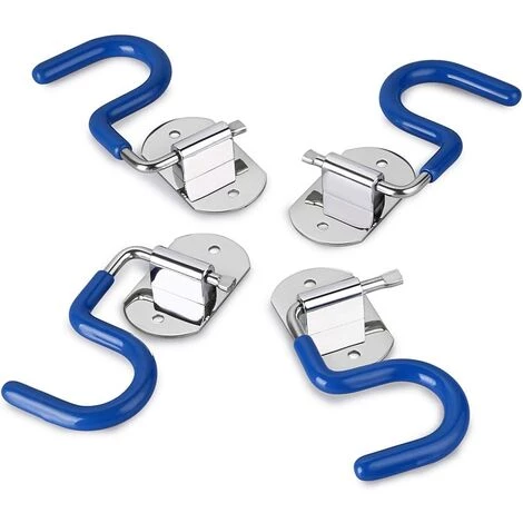 ABCRITAL Organisateur De Support De Balai De Vadrouille, 8 Pcs Organisateur D'Outils De Nettoyage Mural De Type S, Support De Râteaux De Vadrouille Pour Balais Économiseur D'Espace, Support De Poignée De Vadrouille À Balai Robuste En Acier Inoxydable Pour Garage D 7 ABCRITAL Organisateur De Support De Balai De Vadrouille, 8 Pcs Organisateur D'Outils De Nettoyage Mural De Type S, Support De Râteaux De Vadrouille Pour Balais Économiseur D'Espace, Support De Poignée De Vadrouille À Balai Robuste En Acier Inoxydable Pour Garage D – Image 5