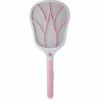 THSINDE Raquette Anti Moustique Electrique Rechargeable, Tapetteà Mouches Et Autres Insectes Volants Rechargeable Par USB Éclairage LED Double Couche De Protection En Maille,ROSE -Outil d'entretien du jardin Soldes 35259233 1
