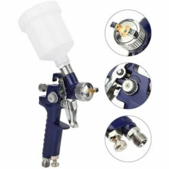 Aqrau Petit Pistolet Pneumatique Haute Pression Détachable Bleu -Outil d'entretien du jardin Soldes 35618882 3