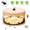 HAPPYSHOPPING Piege A Punaises De Lit Sticky Flea Trap Dome Avec 2 Disques De Colle, Tampon Anti-puces Non Toxique Et Inodore, Piege A Puces Leger Adapte Aux Enfants Et Aux Animaux Domestiques, Prise Europeenne,modele:Prise EU Blanche