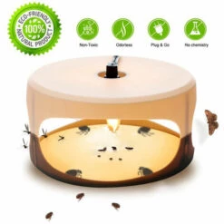 HAPPYSHOPPING Piege A Punaises De Lit Sticky Flea Trap Dome Avec 2 Disques De Colle, Tampon Anti-puces Non Toxique Et Inodore, Piege A Puces Leger Adapte Aux Enfants Et Aux Animaux Domestiques, Prise Europeenne,modele:Prise EU Blanche 10 HAPPYSHOPPING Piege A Punaises De Lit Sticky Flea Trap Dome Avec 2 Disques De Colle, Tampon Anti-puces Non Toxique Et Inodore, Piege A Puces Leger Adapte Aux Enfants Et Aux Animaux Domestiques, Prise Europeenne,modele:Prise EU Blanche -Outil d'entretien du jardin Soldes 35931753 4