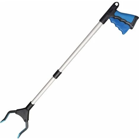 THSINDE Outils De Ramassage, 81cm Pince De Préhension Pour Personnes Agées, Avec Pince Rotative En Caoutchouc, Pour Prise De La Corbeille, Ramassage Des Déchets, Déchets De Jardin(bleu) 4 THSINDE Outils De Ramassage, 81cm Pince De Préhension Pour Personnes Agées, Avec Pince Rotative En Caoutchouc, Pour Prise De La Corbeille, Ramassage Des Déchets, Déchets De Jardin(bleu) – Image 2