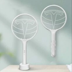 SUNFLOWER Raquette Anti-moustiques électrique Permet De Se Débarrasser Des Moustiques, Mouches Et Autres Insectes Volants Rechargeable Par (USB Éclairage LED -Outil d'entretien du jardin Soldes 36226460 4