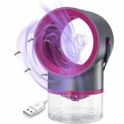 SUNFLOWER Lampe Anti Moustique, Moustique Tueur Lampe, Mosquito Zapper Killer, USB Lampe Piège Moustique, No Radiation, Nontoxic, No Noise, Indoor Home Bedroom Use, Sécuritaire Et Efficace