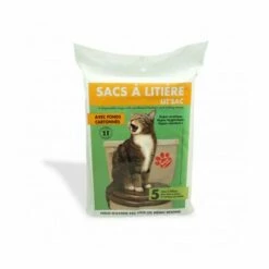 OLISAC Sacs à Litière Avec Fond En Carton Lit'Sac Lot De 5 - Grand Modèle