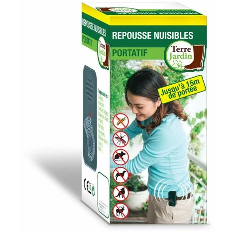 TERRE JARDIN Répulsif Ultrasons Portatif 4 TERRE JARDIN Répulsif Ultrasons Portatif – Image 2