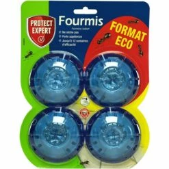 PROTECT EXPERT FBOIT4N | Lot De 4 Boites Anti Fourmis | Effets Visibles Dès La Première Semaine Et Durant 12 Semaines