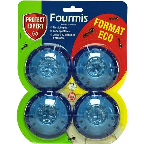 PROTECT EXPERT FBOIT4N | Lot De 4 Boites Anti Fourmis | Effets Visibles Dès La Première Semaine Et Durant 12 Semaines 3 PROTECT EXPERT FBOIT4N | Lot De 4 Boites Anti Fourmis | Effets Visibles Dès La Première Semaine Et Durant 12 Semaines