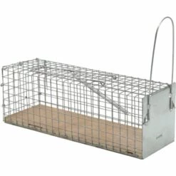 Caussade CARNASSB Nasse à Rat Socle Bois Et Grillage Ultra Resistant, Réutilisable | Intérieur Et Extérieur