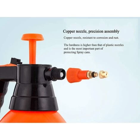 SUNFLOWER Pulvérisateur Haute Pression 2L Avec Buse En Laiton Réglable, Atomiseur à Pompe De Haute Qualité (2L Adapté Aux Plantes De La Maison Et Du Jardi 6 SUNFLOWER Pulvérisateur Haute Pression 2L Avec Buse En Laiton Réglable, Atomiseur à Pompe De Haute Qualité (2L Adapté Aux Plantes De La Maison Et Du Jardi – Image 4