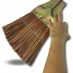 KIBROS Balai Tolé | Fibre Piassava | Manche Bois 130 Cm | Extérieur | Terrasse Dallage - Quantité X 1 - Balai Tolé Piassava Manché -Outil d'entretien du jardin Soldes 36617787 5