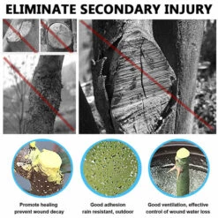 ASUPERMALL Ouhoe Arbre Plaie Pansement Elagage Artisanat Protection Cicatrisante Anti-Sec Anti-Fissure Anti-Insecte, 30G - 30G -Outil d'entretien du jardin Soldes 37087084 4