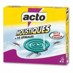 COMPAGNIE GENERALE INSECTICIDE ACTO SPIRALES ETUI DE 10 SPI1 (Vendu Par 1)
