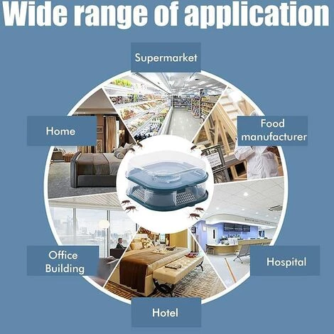 ECHOO Piège à Cafards Non Toxique Réutilisable Appât Anti-cafards Pour La Cuisine Et Les Toilettes (Bleu Double) 6 ECHOO Piège à Cafards Non Toxique Réutilisable Appât Anti-cafards Pour La Cuisine Et Les Toilettes (Bleu Double) – Image 4