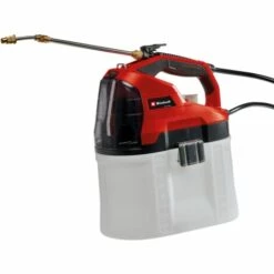Einhell Pulvérisateur à Pression Sans Fil GE-WS 18/75 Li-Solo Power X-Change (18V, Pompe Automatique, Réservoir Transparent, Lance Télescopique) Livré Sans Batterie Ni Chargeur