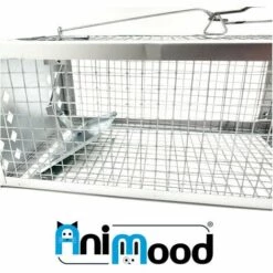 Piège à Souris, Piège Mulots, Nasse à Rats 27 X 14 X 11,5 Cm Cage En Acier Galvanisé - Animood -Outil d'entretien du jardin Soldes 39419170 3