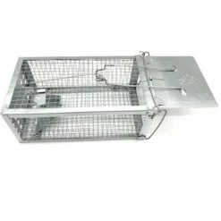 Piège à Souris, Piège Mulots, Nasse à Rats 27 X 14 X 11,5 Cm Cage En Acier Galvanisé - Animood -Outil d'entretien du jardin Soldes 39419170 5