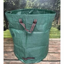 TRIZERATOP Sac De Jardin Pliable Sac Poubelle De Jardin 272L Sac à Feuilles, Boutures Vertes, Boutures D'herbe 68x72cm