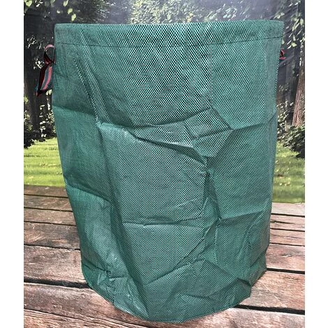 TRIZERATOP Sac De Jardin Pliable Sac Poubelle De Jardin 272L Sac à Feuilles, Boutures Vertes, Boutures D'herbe 68x72cm 4 TRIZERATOP Sac De Jardin Pliable Sac Poubelle De Jardin 272L Sac à Feuilles, Boutures Vertes, Boutures D'herbe 68x72cm – Image 2