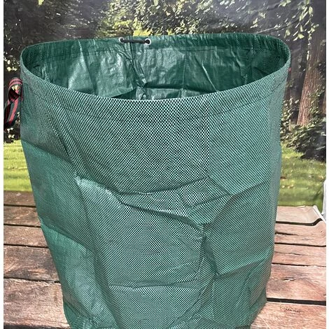 TRIZERATOP Sac De Jardin Pliable Sac Poubelle De Jardin 272L Sac à Feuilles, Boutures Vertes, Boutures D'herbe 68x72cm 5 TRIZERATOP Sac De Jardin Pliable Sac Poubelle De Jardin 272L Sac à Feuilles, Boutures Vertes, Boutures D'herbe 68x72cm – Image 3
