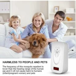 GUAZHUNIFR 4 Pack Répulsif Ultrason, Prise Anti Moustiques Raid Sûr Et Silencieux, Répulsif électronique Portable Antiparasitaire, Efficace Expulser Souris, Interieur, Moustique, Cafard, Fourmi, Araignée -Outil d'entretien du jardin Soldes 41019632 5