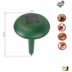 TERRE JARDIN Chasse Taupe Solaire - X2 -Outil d'entretien du jardin Soldes 413139 3