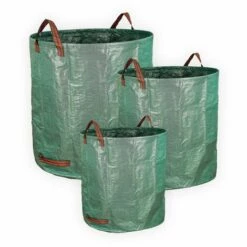 OXEO Sacs à Déchets Verts Pour Jardin. 3 Tailles, Résistants Avec Poignées - XXL-500 Litres - L-300 Litres - M-120 Litres