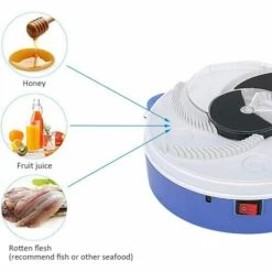 HIASDFLS Piège À Mouches Automatique, Dispositif De Piège À Mouches Électrique Tueur De Moustiques, Pour Environnement Intérieur -Outil d'entretien du jardin Soldes 42478848 5