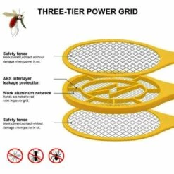 THSINDE Raquette Anti-insectes, 520 X 210 Mm -Outil d'entretien du jardin Soldes 42689310 3