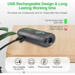 BEARSU Anti Aboiement Pour Chien, Dispositif Anti-aboiement Pour Chien Avec Indicateur LED Ultrasoniques Anti-aboiements, Appareil à Ultrasons Anti Aboiements Entraînement Contrôle Sans Danger Pour Chiens -Outil d'entretien du jardin Soldes 42729056 5