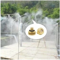 Lot De 20 Buses De Brumisation En Laiton Macaron, Atomiseurs Pour Système De Refroidissement（buse 0.3mm -Outil d'entretien du jardin Soldes 42741283 4
