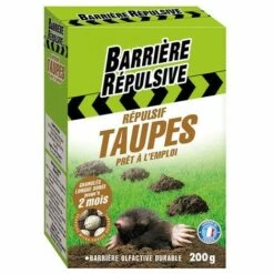 BARRIERE REPULSIVE. - Répulsif Taupes Granulés Prêt à L'emploi 200g /nc