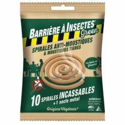 BARRIERE A INSECTES - Spirales Anti Moustiques à Base De Géraniol Sachet De 10 /nc