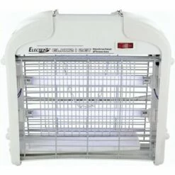 ELECTRIS Destructeur D'insectes Electrique 12W Anti-Moustique 230V 20m2 Grille Haute Tension - Blanc