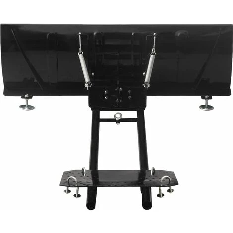 VidaXL Chasse-neige Pour VTT 115x38 Cm Noir - Noir 5 VidaXL Chasse-neige Pour VTT 115x38 Cm Noir - Noir – Image 3