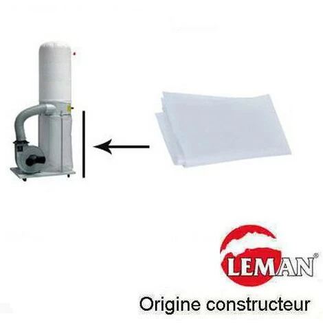 LEMAN Sac à Copeaux Bois D.500mm Longueur 1250mm 3 LEMAN Sac à Copeaux Bois D.500mm Longueur 1250mm
