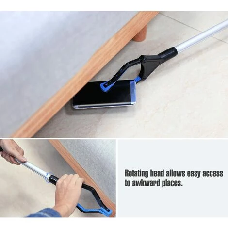 Outils De Ramassage, Pince Extension Pliable, Outil D'aide Handicapé En Aluminium Avec Pince Rotative En Caoutchouc, Extension à Bras Long Pour Ramasse-Déchets- Bleu,Starlight 4 Outils De Ramassage, Pince Extension Pliable, Outil D'aide Handicapé En Aluminium Avec Pince Rotative En Caoutchouc, Extension à Bras Long Pour Ramasse-Déchets- Bleu,Starlight – Image 2