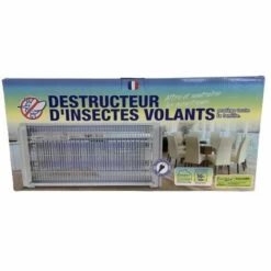 Pack ELECTRIS Destructeurs D'insectes Electrique 30W Anti-Moustique + 2 Tubes - Blanc -Outil d'entretien du jardin Soldes 4615362 5