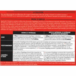 MULTITANKS Lot De 2 Boites Raticide Rats & Souris –Espèces Résistantes, Seau De 300grs ( 15 X 20grs ) -Outil d'entretien du jardin Soldes 46970368 2