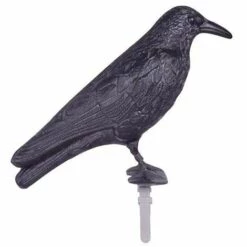 ESSCHERTDESIGN Epouvantail Corbeau Pour éloigner Les Pigeons Noir - Noir