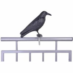 ESSCHERTDESIGN Epouvantail Corbeau Pour éloigner Les Pigeons Noir - Noir -Outil d'entretien du jardin Soldes 4707349 3