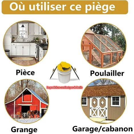 GUAZHUNIFR Piege A Rat Et Attrape Souris Flip Slide Bucket Lid Mouse Tapetteà Compatible Balance Trap Indoor And Outdoor Auto Reset Mouse Trappe (Entrez Aux Deux Extrémités) Guazhuni 7 GUAZHUNIFR Piege A Rat Et Attrape Souris Flip Slide Bucket Lid Mouse Tapetteà Compatible Balance Trap Indoor And Outdoor Auto Reset Mouse Trappe (Entrez Aux Deux Extrémités) Guazhuni – Image 5